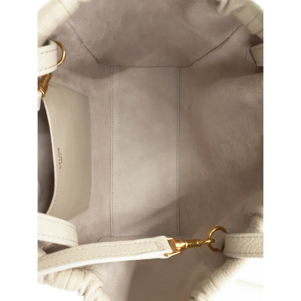 Celine Cuir Triomphe Cabas Drawstring Bag - Picture 3 of 9